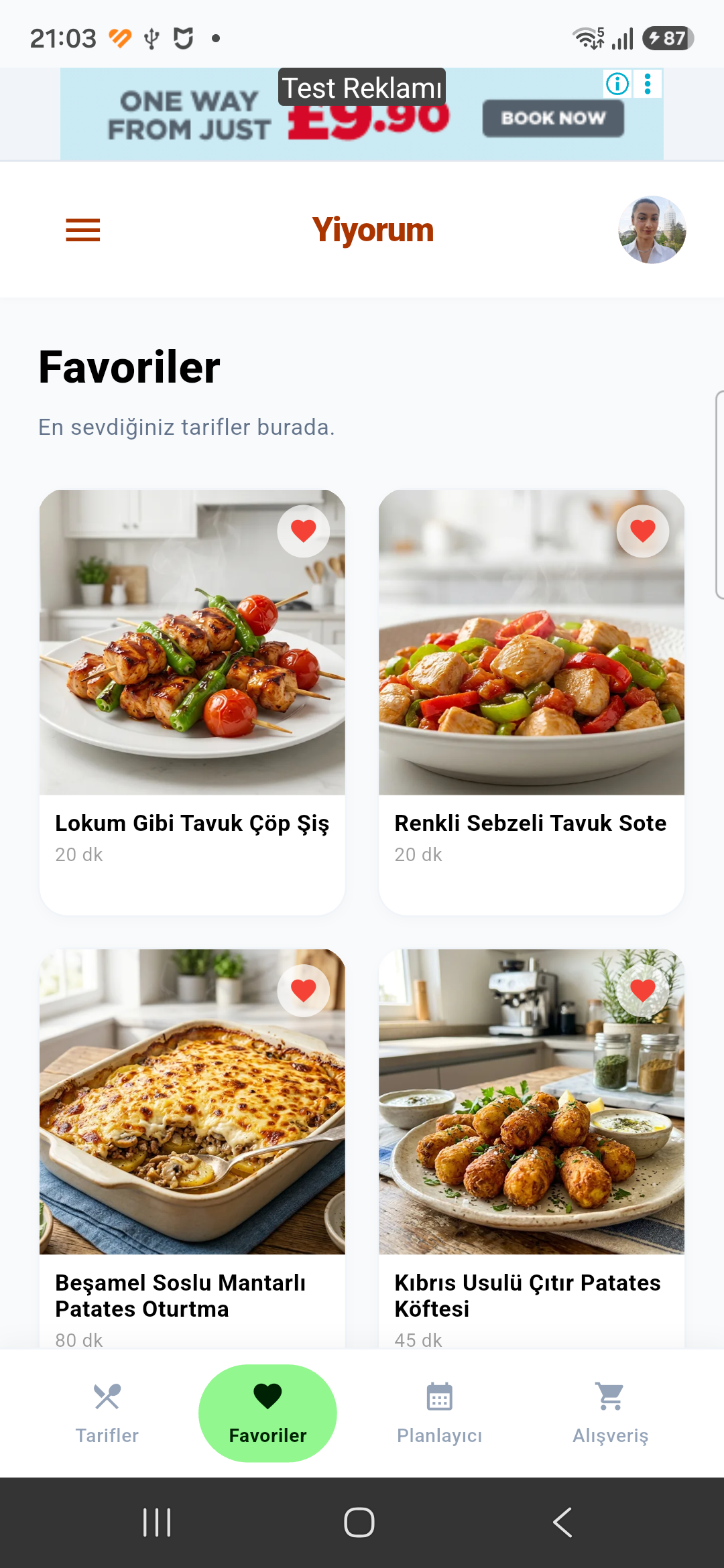 Haftalık Planlayıcı